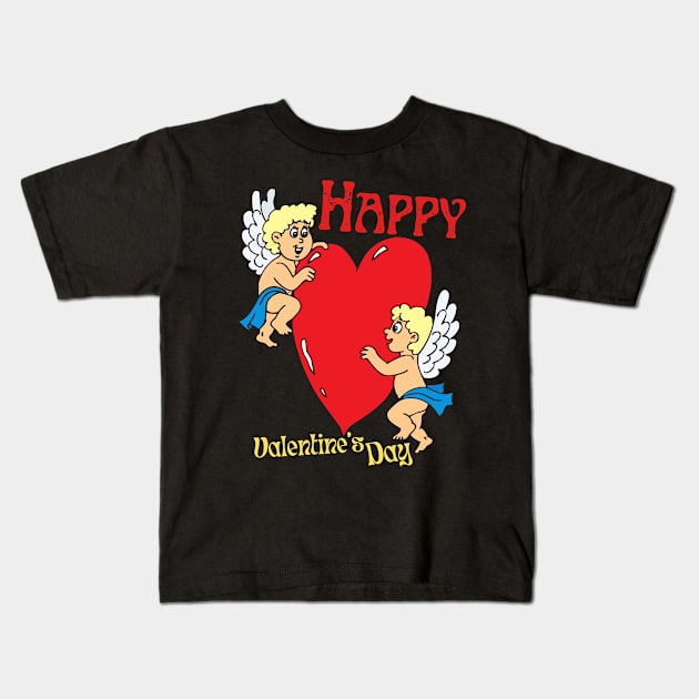 valentines day gifts funny popular designs Kids T-Shirt by Solomonkariuki 